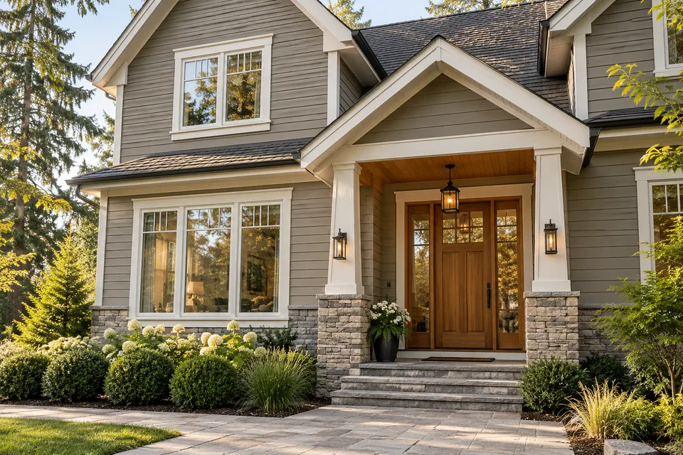 Illustrative exterior siding service image